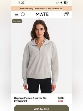 Mate the Label Quarter Zip
